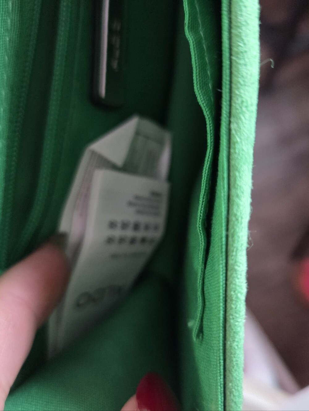 Green Embellished Chain Crossbody Bag - Picture 6 of 10